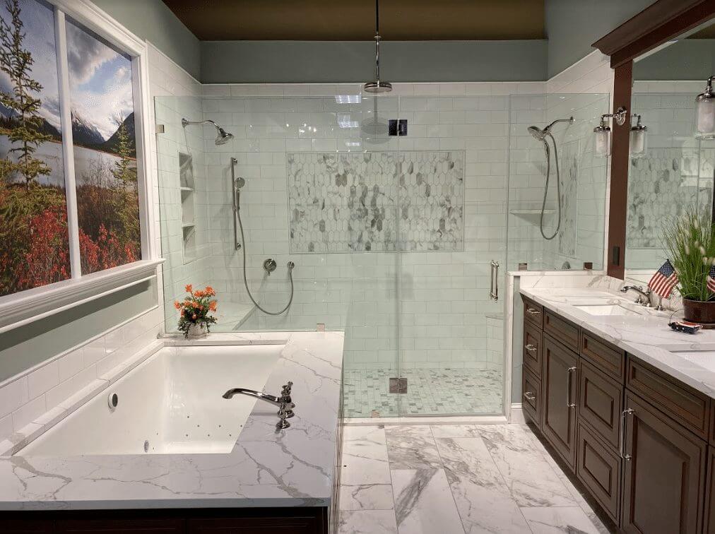 Volpe Enterprises Home Remodeling Showroom Bathroom.